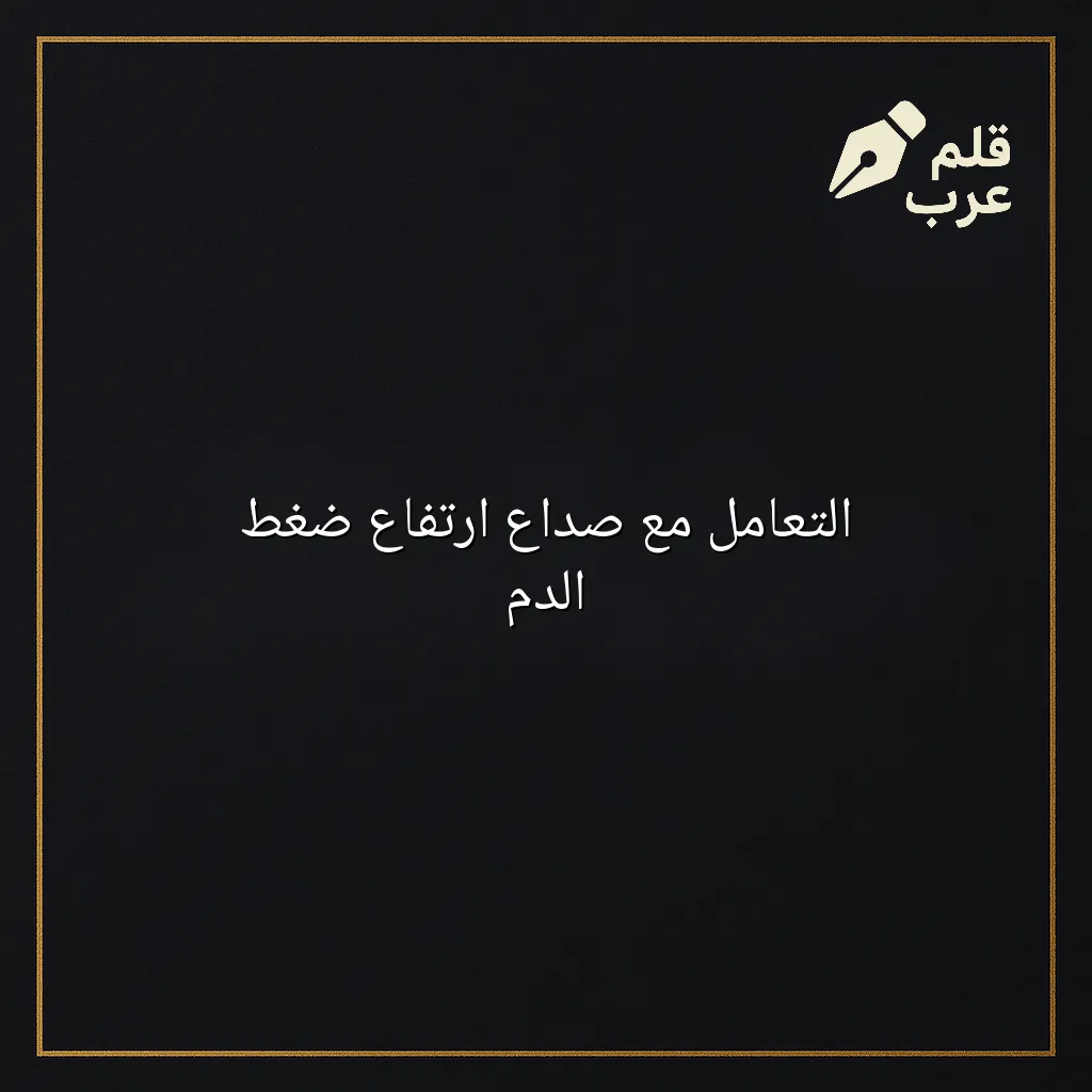 صورة مقال: التعامل مع صداع ارتفاع ضغط الدم في تصنيف الصحة