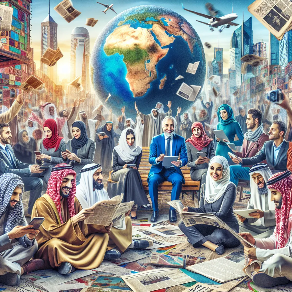 صورة مقال: دور الصحافة في تشكيل الرأي العام العربي في تصنيف الصحافة