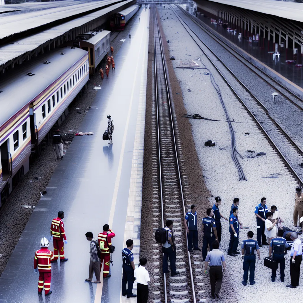 صورة مقال: مصرع شخص سقط تحت عجلات القطار بالمراغة سوهاج في تصنيف حوادث